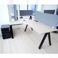 Five Lakes Asset Management | Product Seen: [Apex L-Shaped Table & Dan Mobile Pedestal - 2 Drawers - Standard Size]